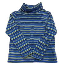 Cobaltovoě modro-čierno-žltý pruhovaný rolák lupilu