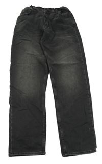 Čierne jogger teplákové rifle H&M