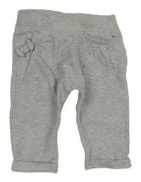 Sivé melírované turecké tepláky s mašličkou C&A