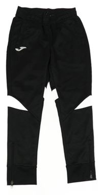 Černo-bílé sportovní tepláky s logem JOMA