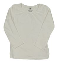 Bílé triko H&M