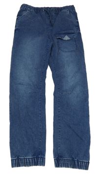 Modré cuff chino teplákové rifle Kids