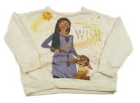 Smotanová oversize mikina s Ashou - Wish George