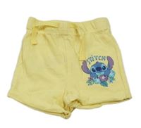 Žlté kraťasy so Stitchem PRIMARK