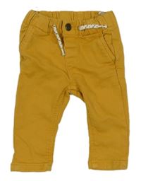 Okrové teplákové rifle C&A