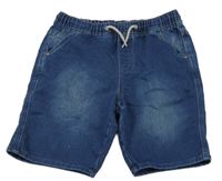 Tmavomodré teplákové riflové kraťasy Pepperts!