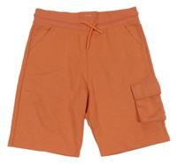 Lososové teplákové kraťasy s kapsou F&F