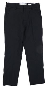 Tmavomodré slavnostní kalhoty ZARA