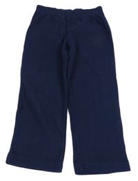 Tmavomodré fleecové nohavice Disney