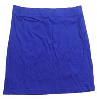 Zafírová elastická sukňa