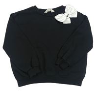 Čierna mikina s mašlou H&M