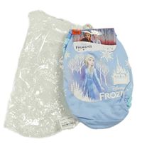 2x kalhotky na plenku - 2x světlemodré s Frozen Disney