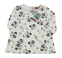 Nové - Bílé triko s Minnie Disney