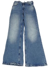 Modré baggy rifle H&M