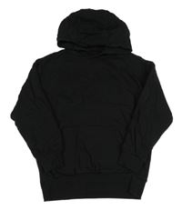 Čierna mikina s 3D nápisom a kapucňou F&F