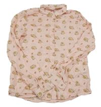 Růžová halenka s kočkami - Pusheen Reserved