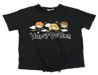 Černé tričko s potiskem - Harry Potter George