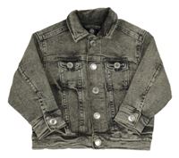 Tmavosivá rifľová bunda H&M