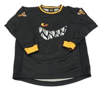 Černé sportovní triko s příšerkou