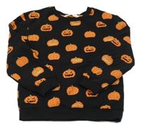 Čierna mikina s dýněmi H&M