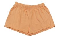 Oranžové bavlnené kraťasy C&A