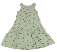 Mintové šaty s lienkami H&M