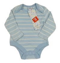 Nové - světlemodré pruhované body F&F