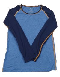 Modro-tmavomodré thermo tričko Crane