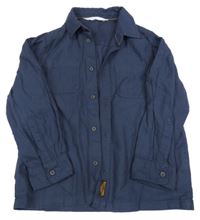 Tmavomodrá košeľa H&M