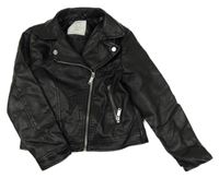 Černý koženkový křivák Primark