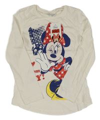 Nové - bílé triko s Minnie Disney
