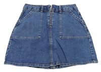 Tmavomodrá rifľová sukňa Denim Co.