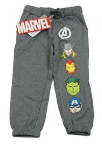 Nové - Šedé tepláky se superhrdiny Sinsay