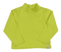 Neonově zelené triko se stojáčkem Orchestra 