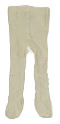 Smotanové vzorované pančuchy H&M