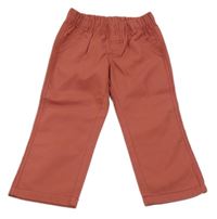 Tehlové plátenné nohavice Carter's
