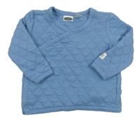 Modrá prešívaná zavinovací mikina Lily & Dan