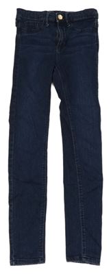 Tmavomodré skinny rifle River Island