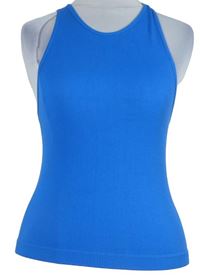 Dámský modrý žebrovaný crop top Primark 
