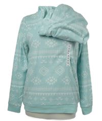 Nové - Dámske svetlomodré vzorované plyšové pyžama Dunnes