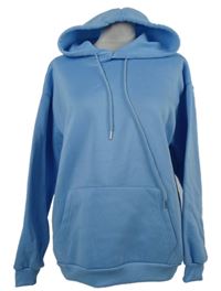 Dámská světlemodrá mikina s kapucí Shein 