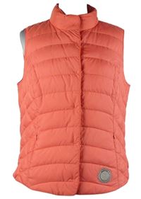 Dámska lososová šušťáková zateplená vesta Bianca