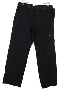 Pánské černé šusťákové outdoorové kalhoty McKinley vel. 34S