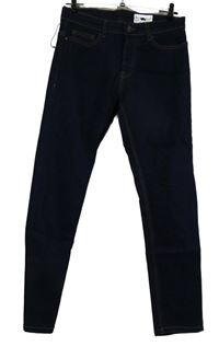 Pánské tmavomodré slim rifle Denim vel. 28/30