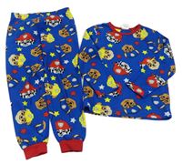 Modré fleecové pyžamo s Paw Patrol Nickelodeon