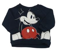 Tmavomodrá mikina s Mickey Mousem Primark