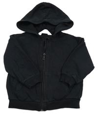 Čierna prepínaci mikina s kapucňou H&M
