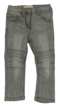 Sivé skinny rifle Real Denim