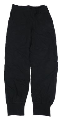 Černé cuff tepláky H&M