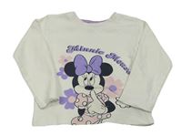 Bílé triko s Minnie Disney
